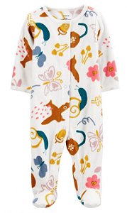 Macacão Carters Fleece Bebe Borboleta