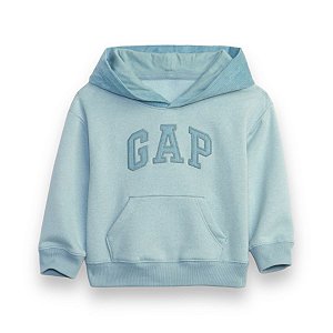 Blusa GAP Moletom Kids Azul com Veludo