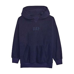 Blusa GAP Moletom Kids Azul Sherpa