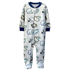 Macacão Carters Fleece Infantil Cinza Esportes Futebol