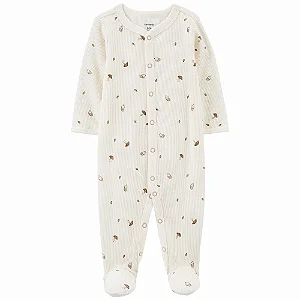 Macacão Carters Bebe Ourico Off White