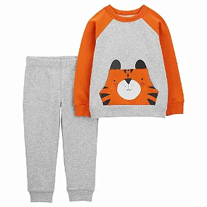 Conjunto Carters 2 pecas Casaco Moletom Tigre