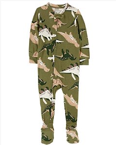Macacão Carters Bebe Dinossauro Verde