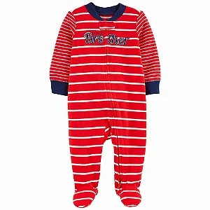Macacão Carters Bebe Vermelho Little Brother