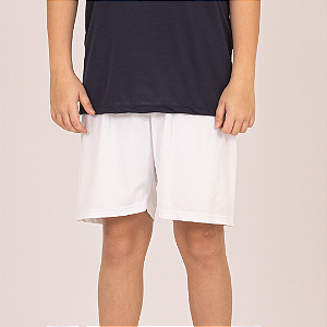 Calção Futebol Infantil e Juvenil Shorts Dry Fit com Bermuda Interna
