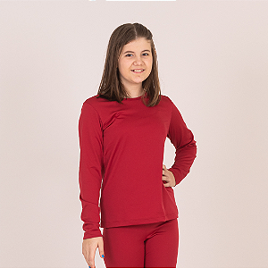 Blusa Térmica Peluciada Infantil Juvenil Unissex