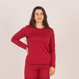Blusa Térmica Adulto Feminina Segunda Pele Peluciada Inverno Frio P ao GG