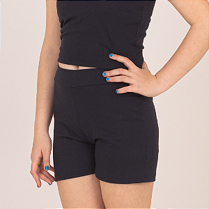 Shorts Menina Infantil Juvenil Canelado 10 ao 16 33-A