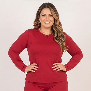 Blusa Feminina Plus Size Térmica Peluciada Inverno GG-G1-G2-G3 Lavin Basic 01-C6