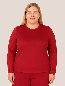 Blusa Feminina Plus Size Térmica Peluciada Inverno GG-G1-G2-G3 Lavin Basic 01-C6