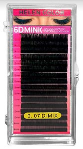 CILIOS FIO A FIO VALUME RUSSO HELEN COLOR 0.07 D-MIX