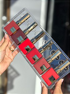 KIT ESMALTE LUXO VERMELHO KAISA