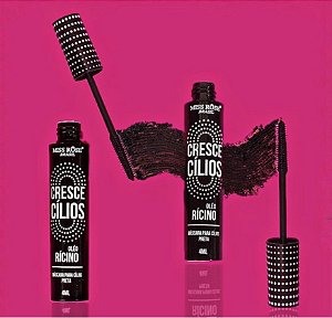 MASCARA DE CILIOS CRESCE CILIOS COM OLEO DE RICINO MISS ROSE