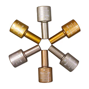 ESMALTE REAL LOVE COLEÇÃO DOURADA 8ML