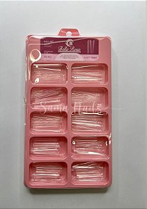 CAIXA C/100 TIPS BAILARINA ALONGADA BELLA ROSA