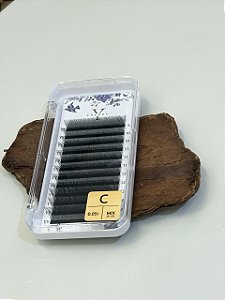 CÍLIOS POSTIÇO PRETO MIX 9-14 CURVATURA E ESPESSURA C 0.05 CHERRY LASH