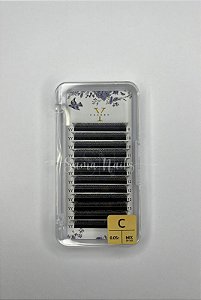 CÍLIOS POSTIÇO PRETO MIX 9-14 CURVATURA E ESPESSURA C 0.05 CHERRY LASH