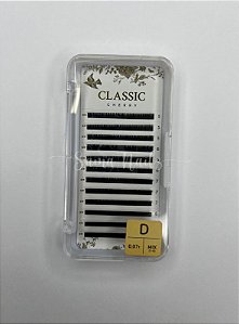 CÍLIOS POSTIÇOS CLASSIC PRETO MIX 5-8 CURVATURA E ESPESSURA D 0.07 CHERRY LASH