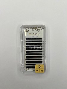 CÍLIOS POSTIÇOS CLASSIC PRETO MIX 9-14 CURVATURA E ESPESSURA D 0.03 CHERRY LASH