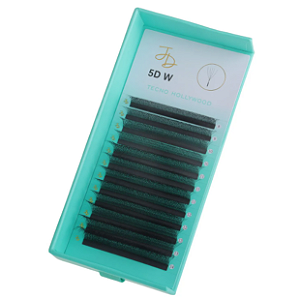 CÍLIOS TECNO HOLLYWOOD 5D W 0,07 - CURVATURA D TAMANHO MIX 8-14 JÉSSICA DEMETI