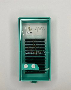 CÍLIOS TECNO HOLLYWOOD 5D W 0,07 - CURVATURA M TAMANHO MIX 8-14 JÉSSICA DEMETI