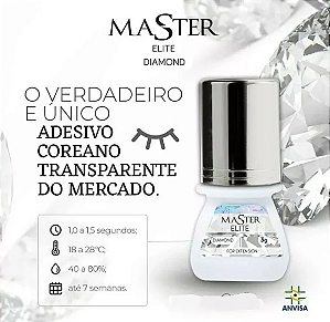COLA PARA EXTENSAO DE CILIOS MASTER DIAMOND 3G