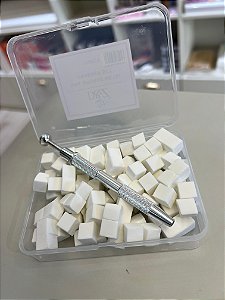 KIT 100 ESPONJAS + PINÇA