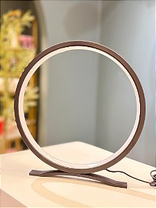 LUMINÁRIA REDONDA DE MESA