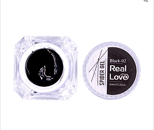 SPIDER GEL PRETO REAL LOVE