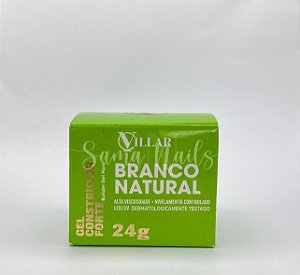 GEL CONSTRUTOR FORTE 24G VILLAR - BRANCO NATURAL
