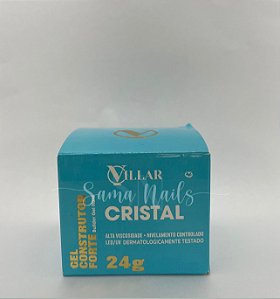 GEL CONSTRUTOR FORTE 24G VILLAR - CRISTAL