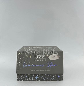 GEL CONSTRUTOR LUMINOUS STAR 25G UZE NAILS - STAR WHITE