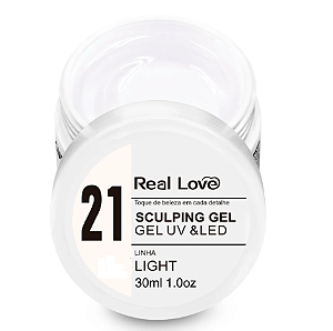 GEL LINHA LIGHT POTE 30ML REAL LOVE - 21 MILK