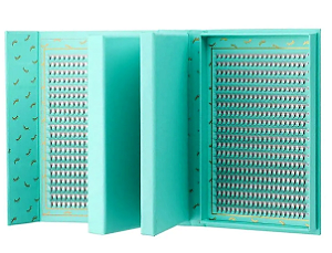 EXTENSÃO DE CÍLIOS TECNO FANS 16D VOLUME RUSSO D 0.05 TAMANHO ÚNICO 120 FANS