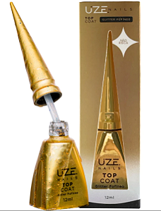 TOP COAT 12ML UZE NAILS - GLITTER FOFINEO