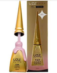 TOP COAT 12ML UZE NAILS - NUDE PINK