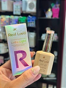 TOP COAT LINHA LIGHT 15ML REAL LOVE  - NUDE 3