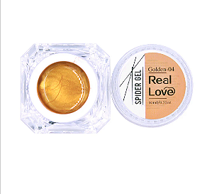 SPIDER GEL DOURADO REAL LOVE