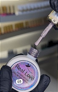 ESMALTE MAGNÉTICO OLHO DE GATO BRILHANTE 03 10ML REAL LOVE