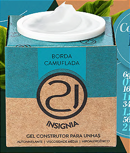 GEL ECOLINE INSIGNIA 16G NAILS 21  - BORDA CAMUFLADA