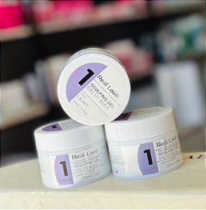 GEL LINHA LIGHT POTE 30ML REAL LOVE - 1 TRANSPARENTE