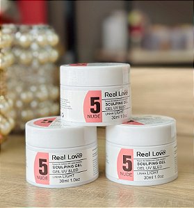 GEL LINHA LIGHT POTE 30ML REAL LOVE - 5 NUDE