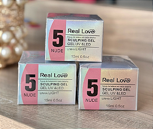 GEL POTE 15ML REAL LOVE  - 5 NUDE