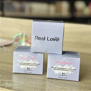 GEL ULTRA HARD POTE 15G REAL LOVE - TRANSPARENTE 1