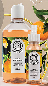 HIGIENIZADOR 125ML NAILS 21  - CHA E BERGAMOTA