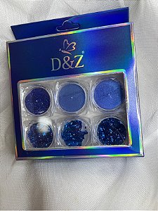 KIT GLITTER AZUL D&Z