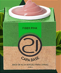 CAPA BASE ONEFIX 13G NAILS 21  - FIBER PINK