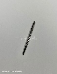 BROCA TUNGSTÊNIO - DUAS PONTAS PRETA