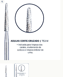 AGULHA CORTE CRUZADO TUNSTENIO - Faixa Azul BLUWE