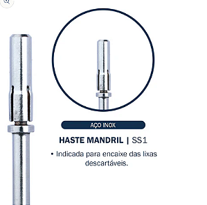HASTE MANDRIL SS1 - ACO INOX BLUWE